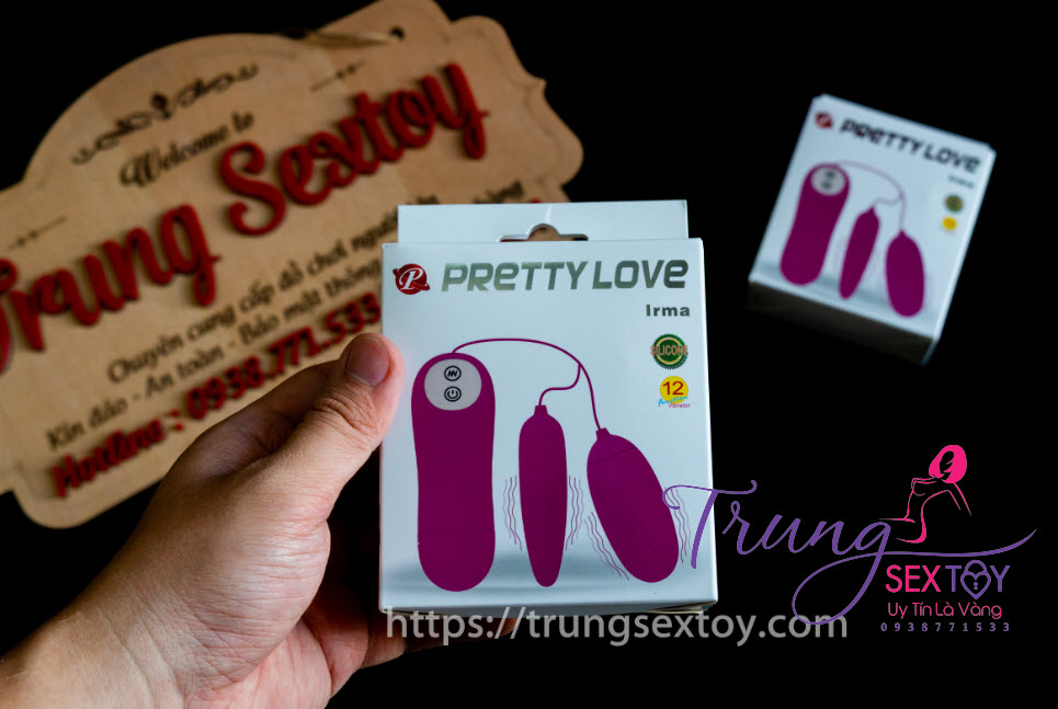 Nước nôi trứng rung Pretty Love IRMA kích thích đỉnh cao