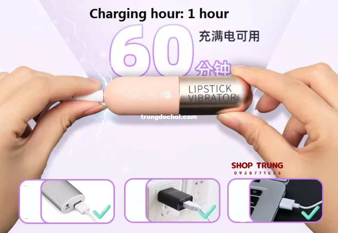 Trứng Rung Galaku Mini App 10 Chế Độ Rung Siêu Mạnh Hút Khách