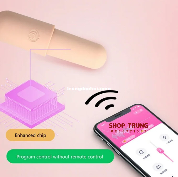 Trứng Rung Galaku Mini App 10 Chế Độ Rung Siêu Mạnh Hút Khách