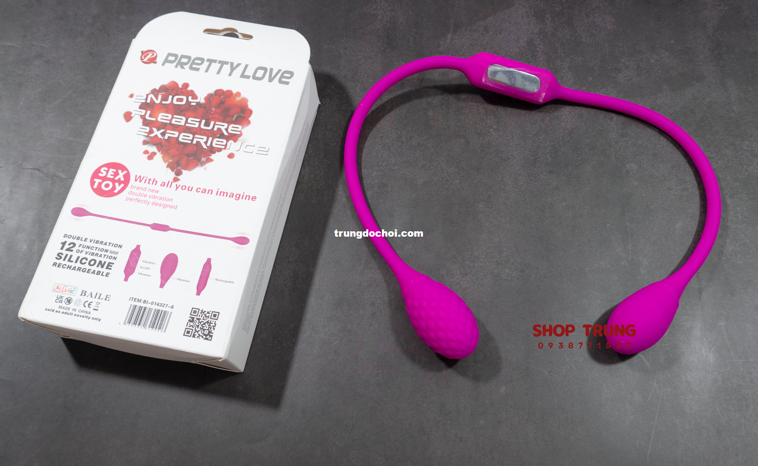 Trứng Rung Pretty Love Hai Đầu Đa Tính Năng Kích Thích