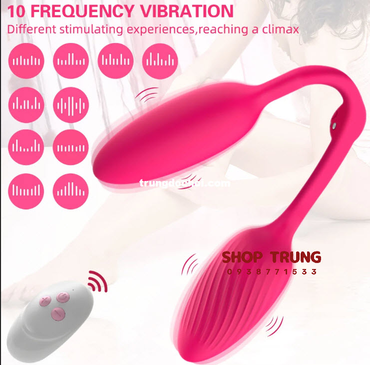 Trứng Rung Hai Đầu Điều Khiển Từ Xa - Kích Thích Cực Đỉnh