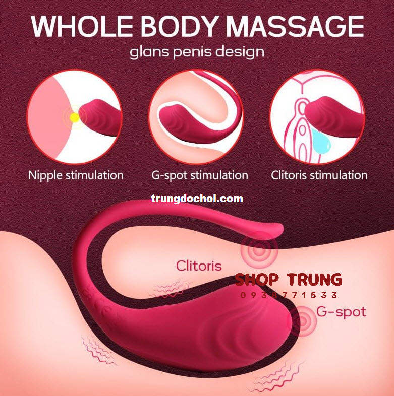 Trứng Rung Little Tadpole điều khiển App kích thích cực đỉnh Trứng Rung Little Tadpole điều khiển App kích thích cực đỉnh