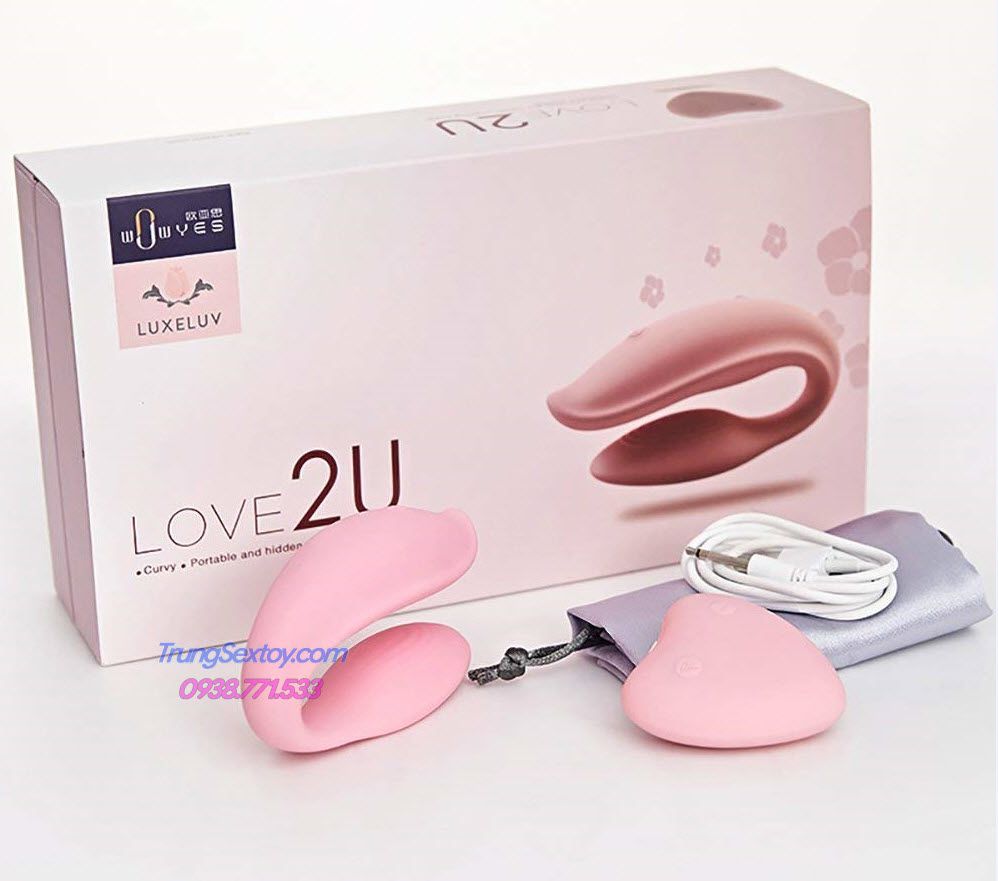 Trứng Rung Không Dây Love2U Hai Đầu Tăng Khoái Cảm Mạnh Mẽ