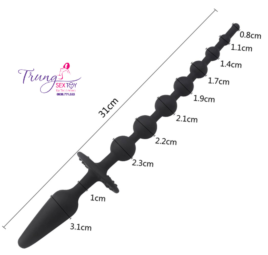 Dụng Cụ Kích Thích Hậu Môn Hai Đầu Tiện Lợi Tăng Khoái Cảm
