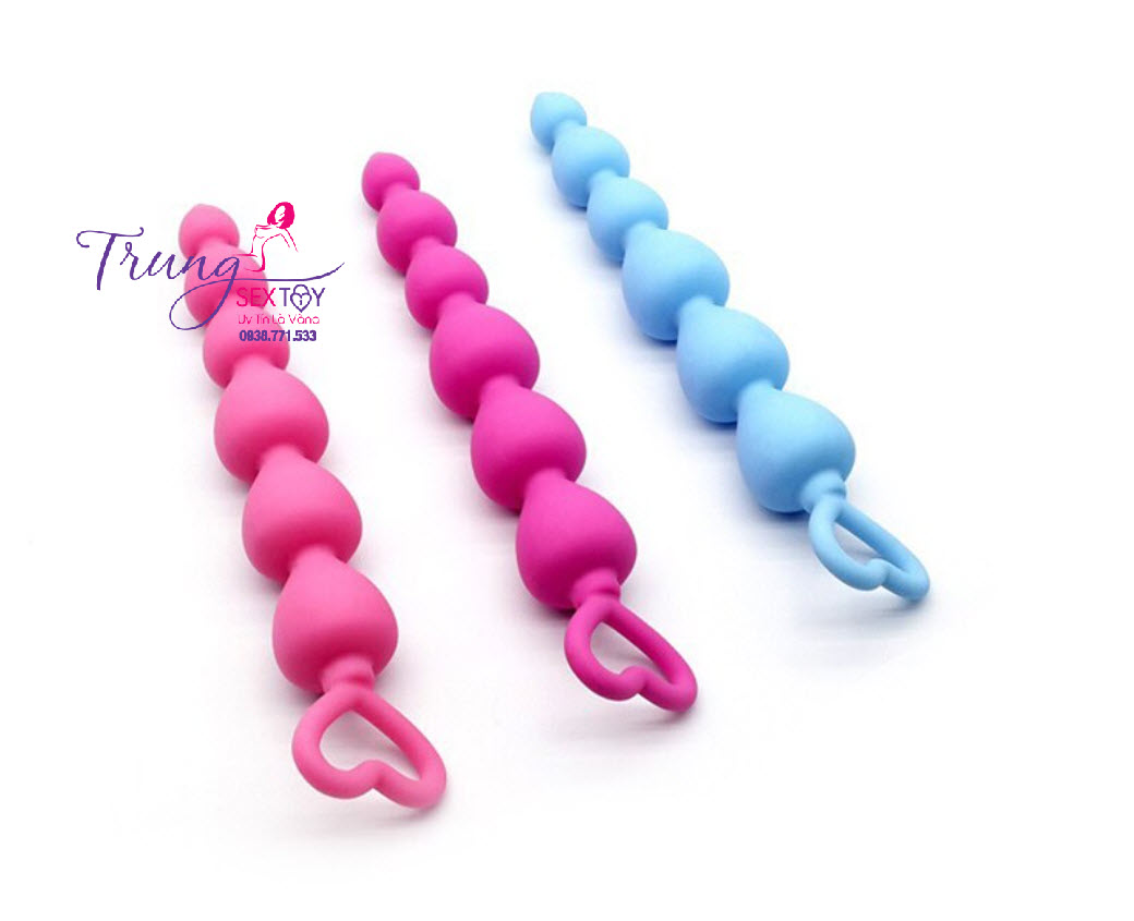 Chuỗi Hạt Trái Tim Hậu Môn Tăng Khoái Cảm Mạnh Mẽ