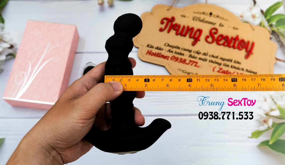 Kích Thích Hậu Môn Rung Xoay 360 Độ Tùy Chỉnh Điều Khiển