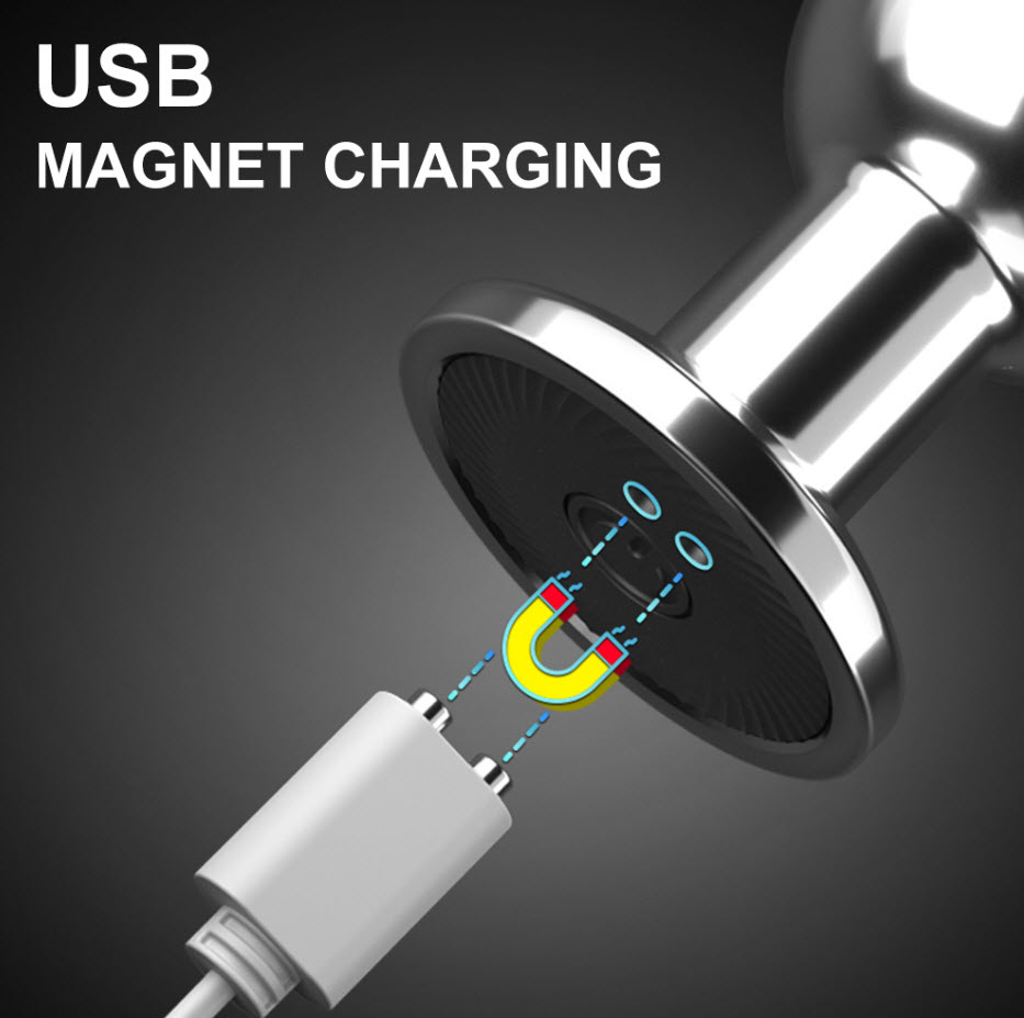 Siêu phẩm hậu môn kim loại điều khiển từ xa, an toàn, cực đã