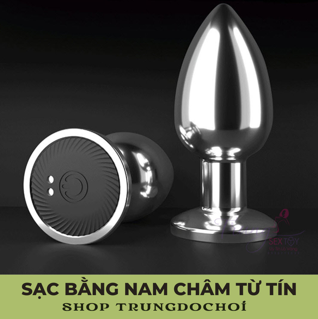 Siêu phẩm hậu môn kim loại điều khiển từ xa, an toàn, cực đã