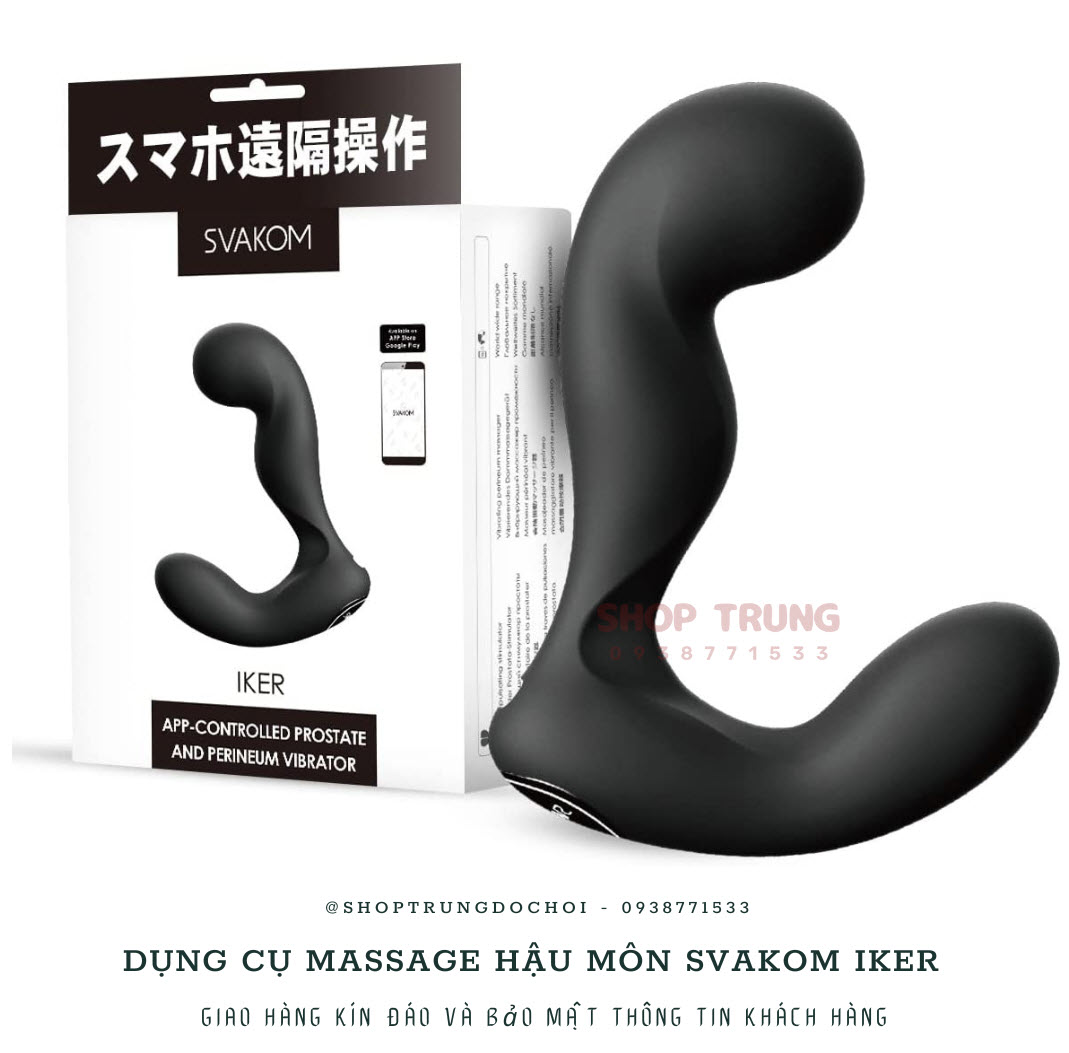 Massage hậu môn Svakom Iker chính hãng thư giãn khoái cảm