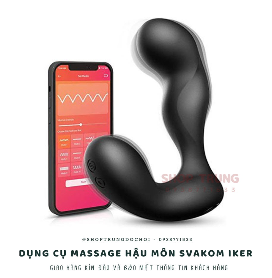 Massage hậu môn Svakom Iker chính hãng thư giãn khoái cảm