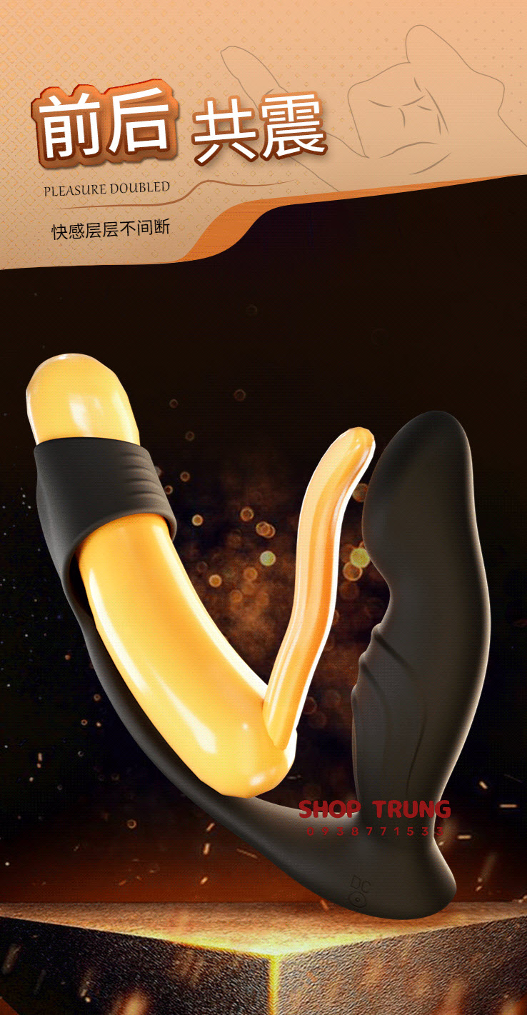 Butt Plug Dual Motor cao cấp Đồ chơi hậu môn nam tăng khoái cảm
