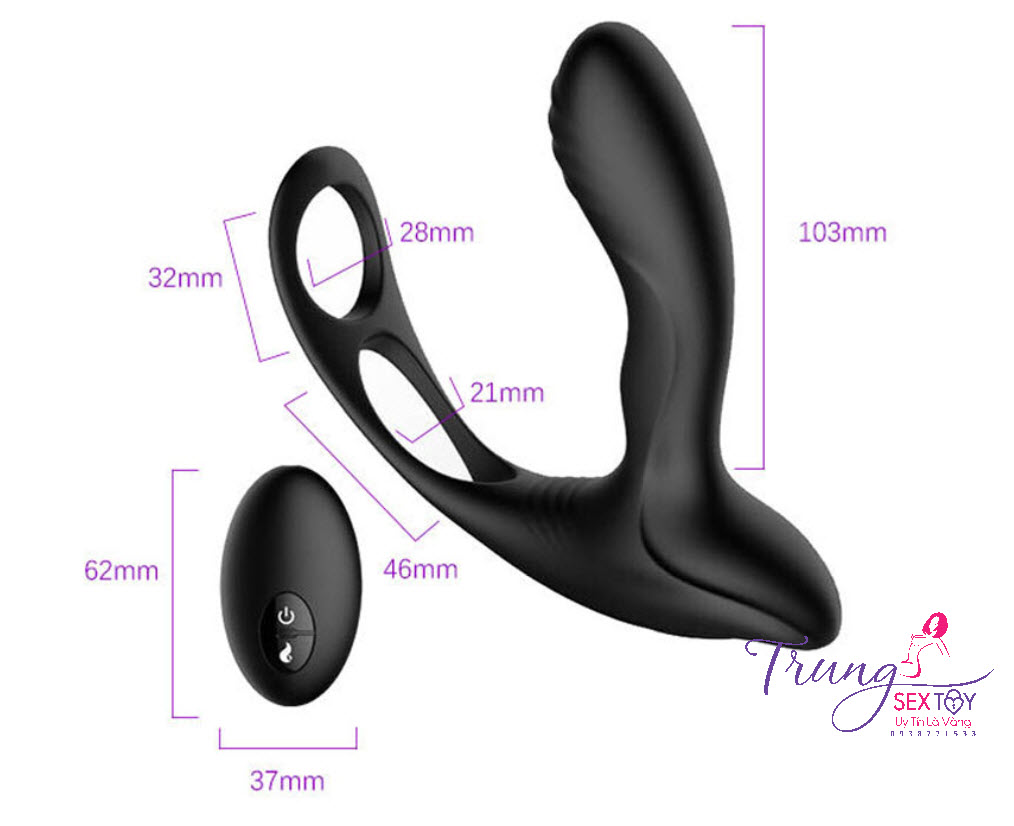 Máy rung massage hậu môn 3 chế độ kích thích cực mạnh