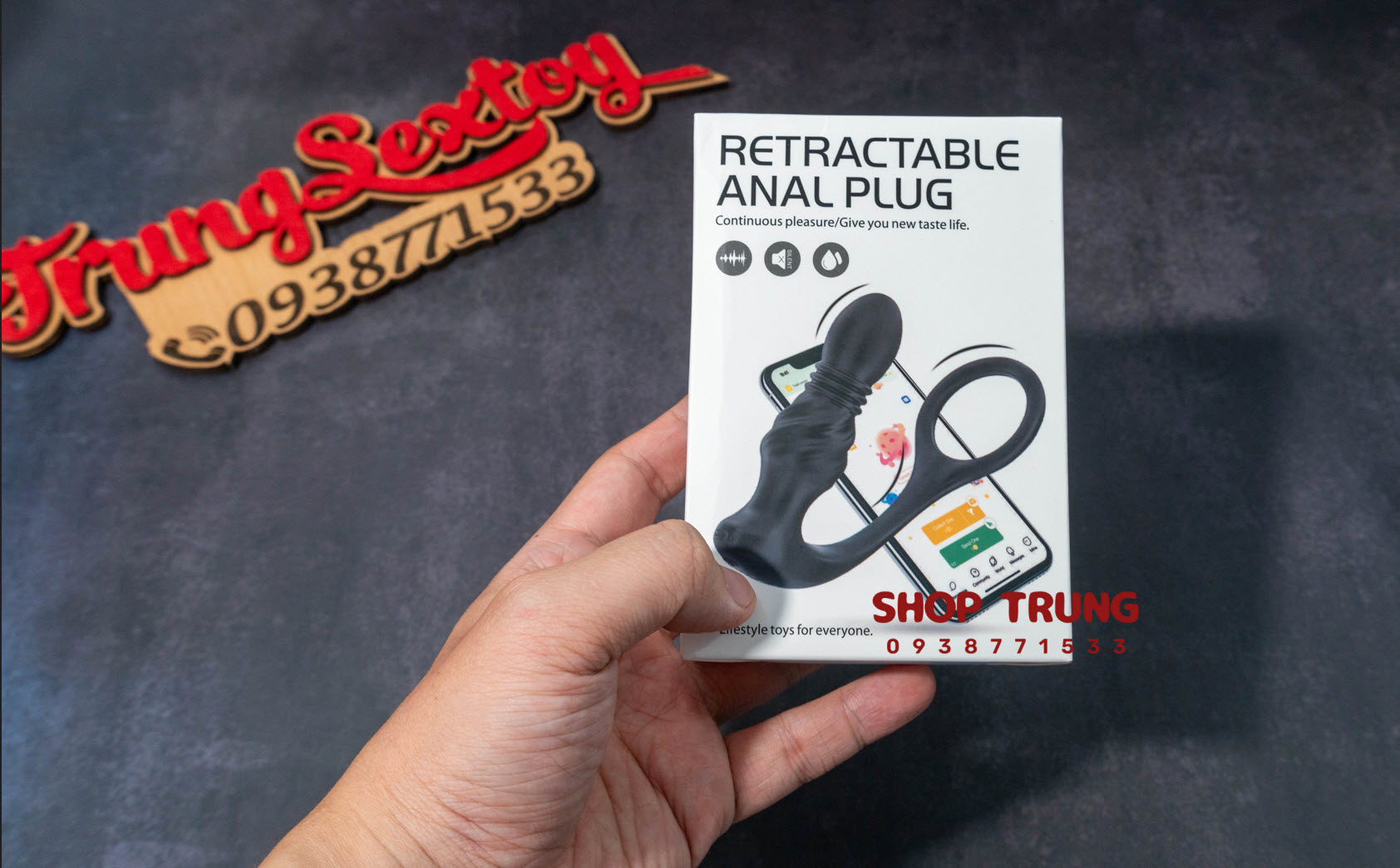 Máy Mát Xa Tuyến Tiền Liệt Thông Minh Rung Thụt Đỉnh Cao