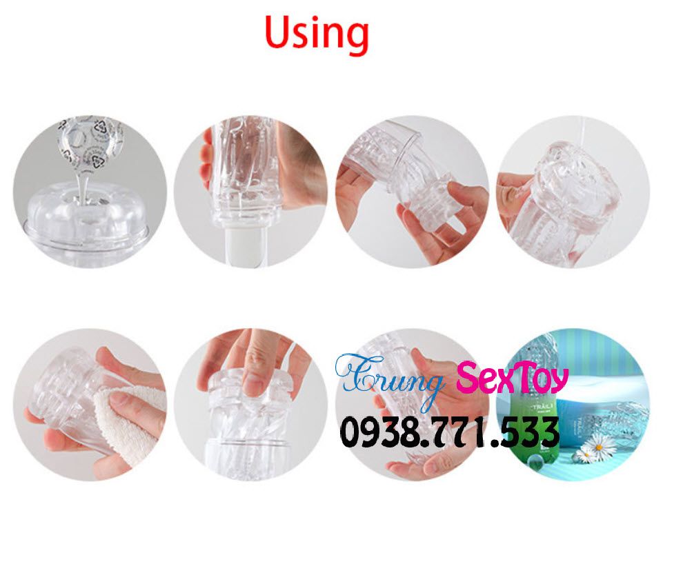 Cốc thủ dâm Galaku trong suốt chất liệu cao cấp kích thích nam