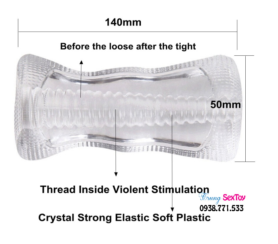 Âm đạo giả trong suốt sang trọng siêu thực kích thích tuyệt vời Âm đạo giả trong suốt sang trọng siêu thực kích thích tuyệt vời