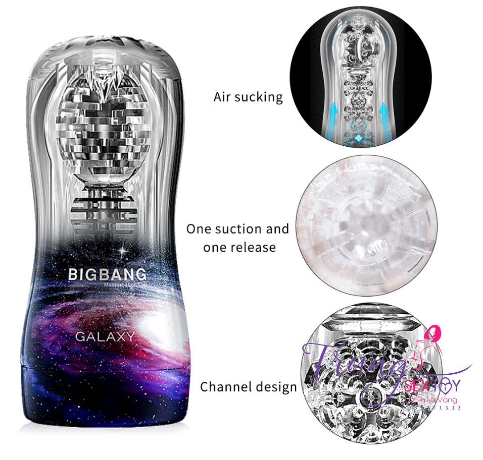 Cốc thủ dâm BigBang trong suốt - Sướng mê, kích thích cực đã Cốc thủ dâm BigBang trong suốt - Sướng mê, kích thích cực đã