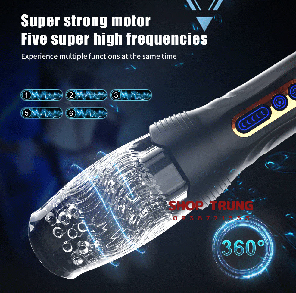 Máy tự sướng Touch Girl xoay thụt mút siêu thực cho nam