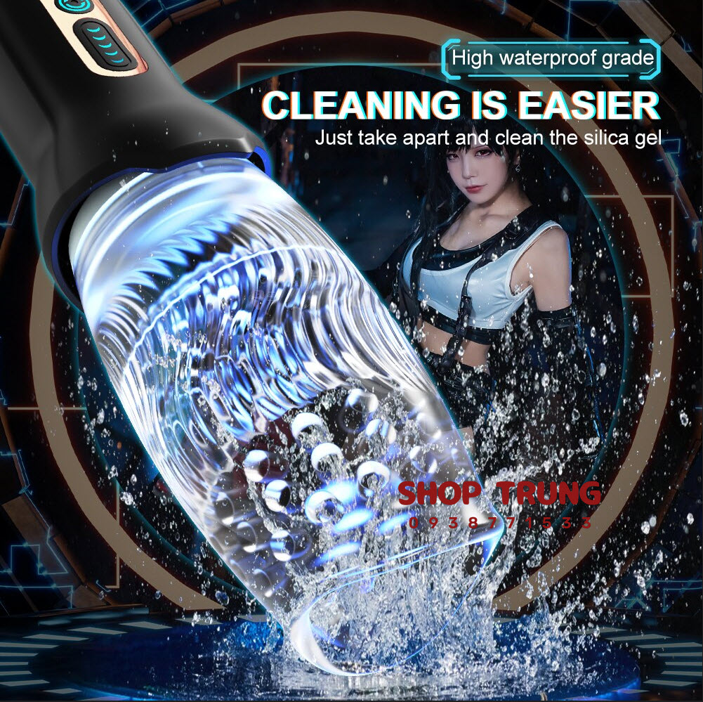Máy tự sướng Touch Girl xoay thụt mút siêu thực cho nam