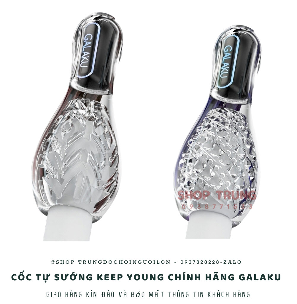 Cốc tự sướng Galaku Keep Young rung mạnh thiết kế nhỏ gọn siêu HOT