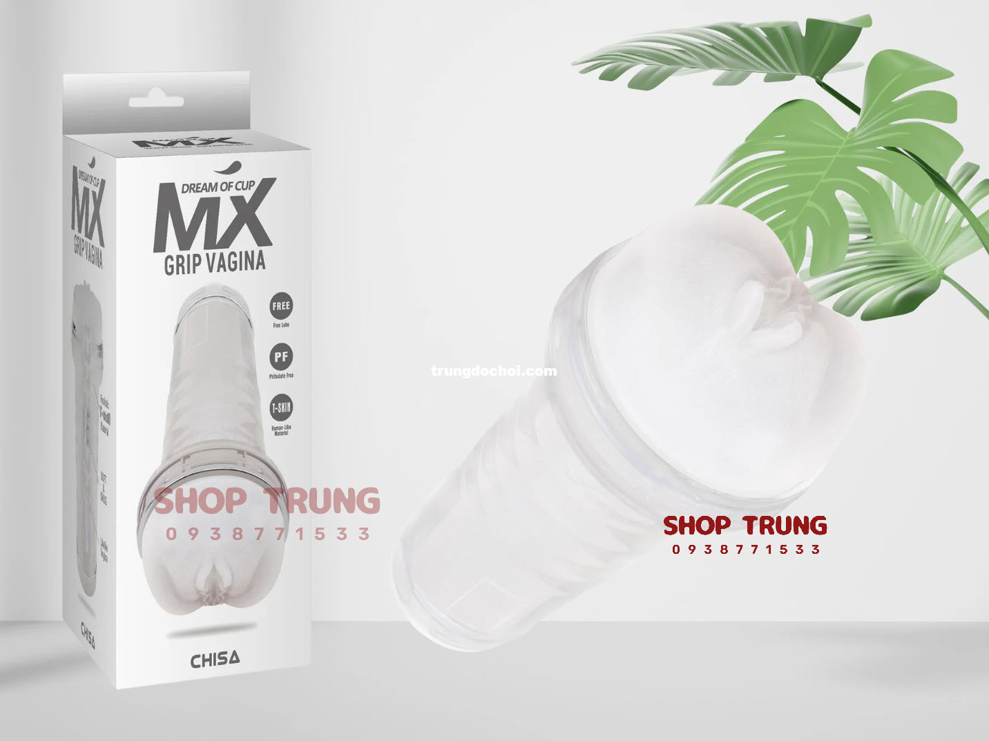 Cốc MX Grip Vagina cao cấp dành cho nam – Trải nghiệm đỉnh cao, kích thích mạnh mẽ