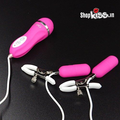 Trứng rung kẹp massage vú OMY SKY polymer y tế cao cấp giải tỏa sinh lý