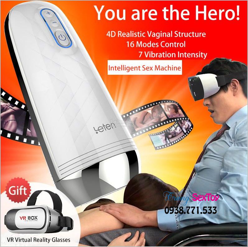 Âm đạo giả Leten Z9 tự động sướng mê ly kích thích đỉnh