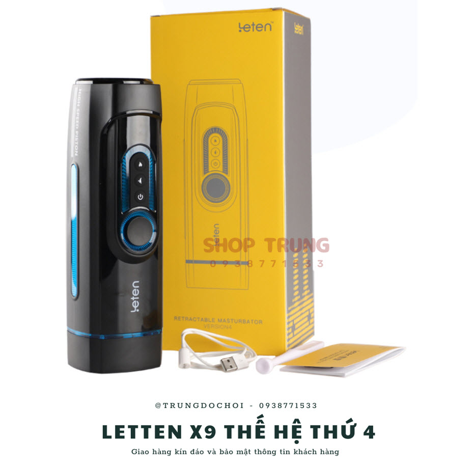 Kho sỉ Letten X9 Piston rung mạnh mẽ giúp các anh dễ lên đỉnh giá rẻ