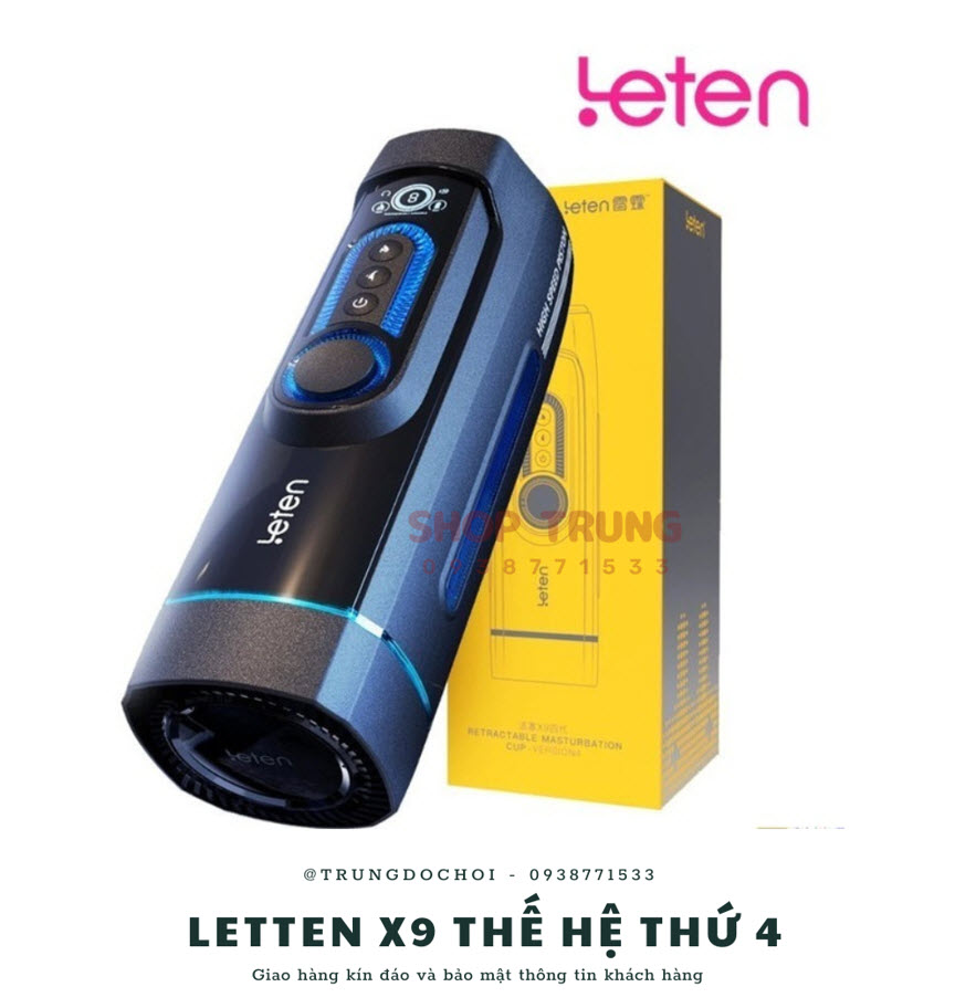  Kho sỉ Letten X9 Piston rung mạnh mẽ giúp các anh dễ lên đỉnh giá rẻ