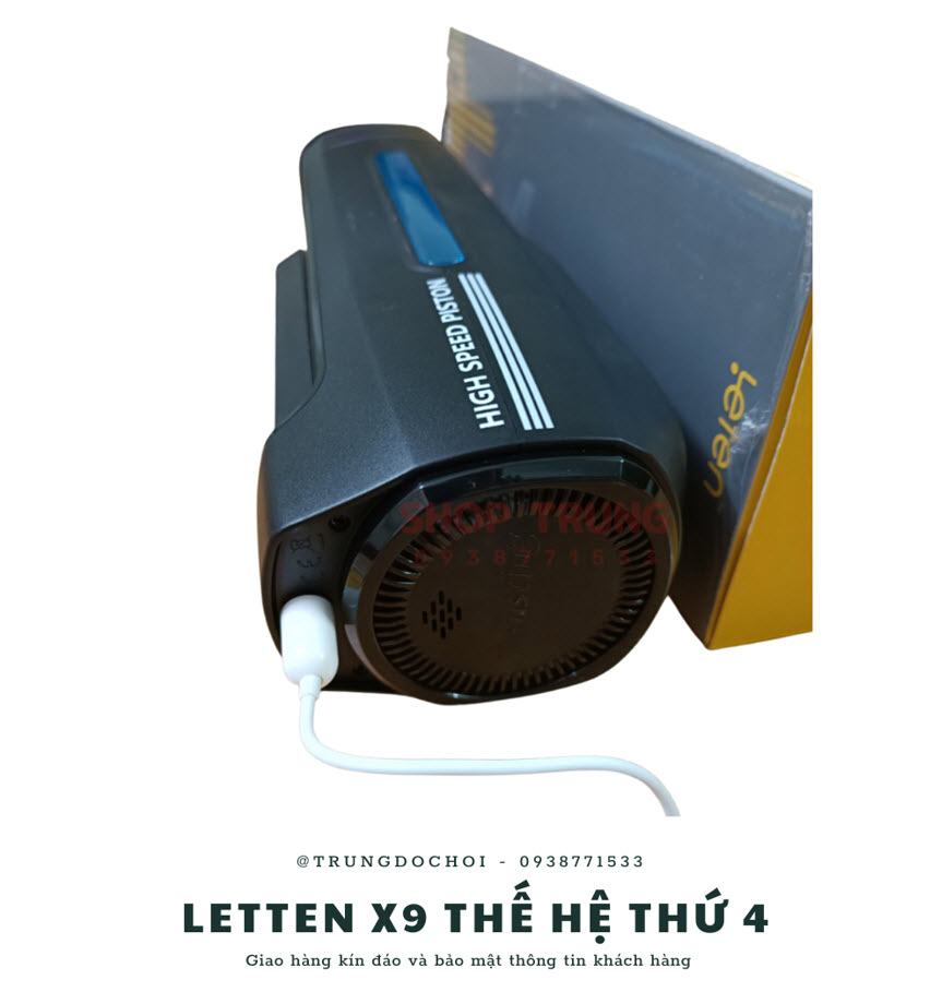  Kho sỉ Letten X9 Piston rung mạnh mẽ giúp các anh dễ lên đỉnh giá rẻ