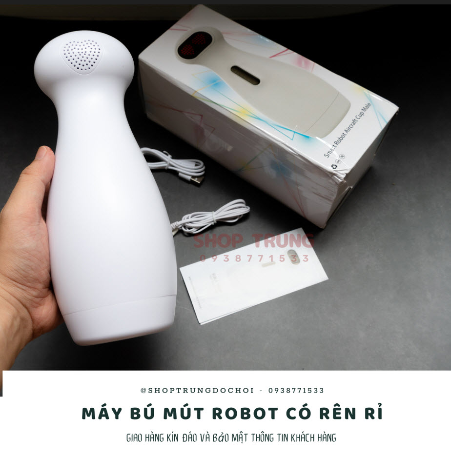 Máy rung bú hút co thắt Cute Robot hàng chính hãng giá tốt Máy rung bú hút co thắt Cute Robot hàng chính hãng giá tốt