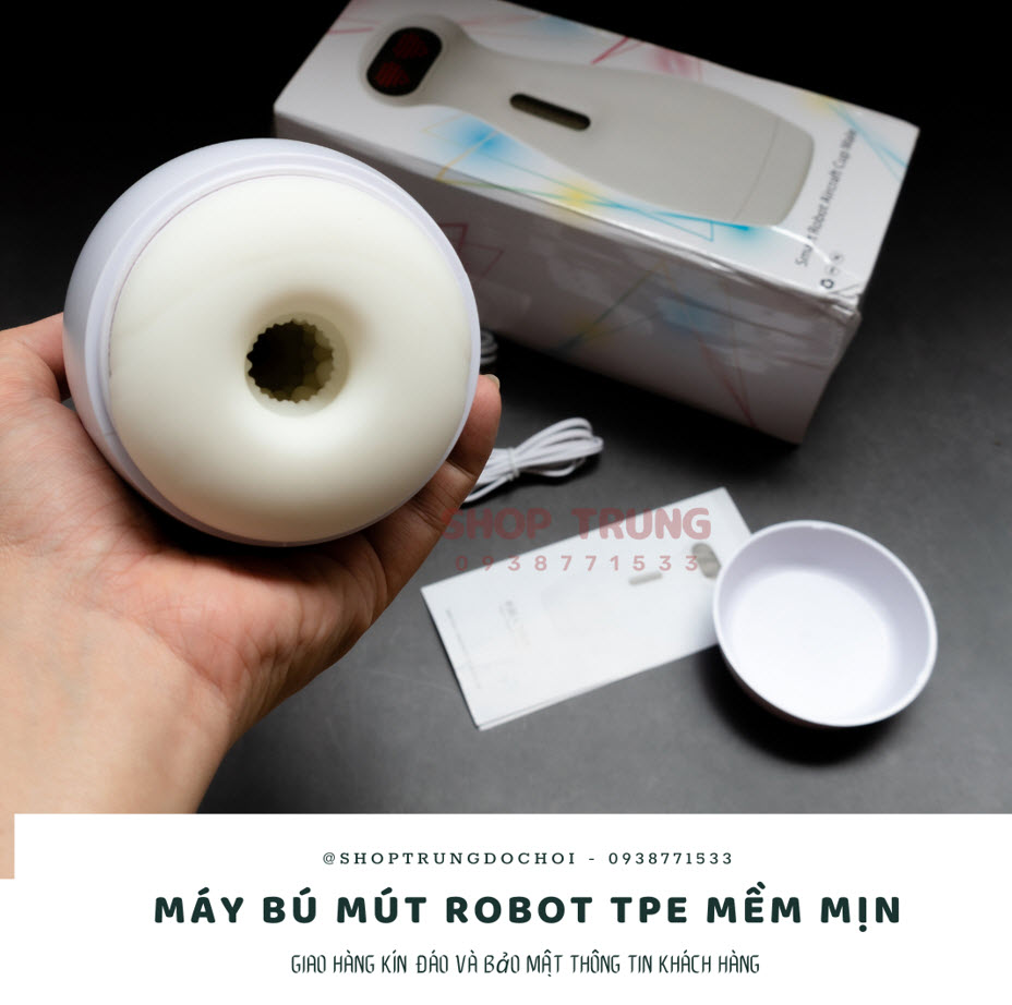 Máy rung bú hút co thắt Cute Robot hàng chính hãng giá tốt Máy rung bú hút co thắt Cute Robot hàng chính hãng giá tốt