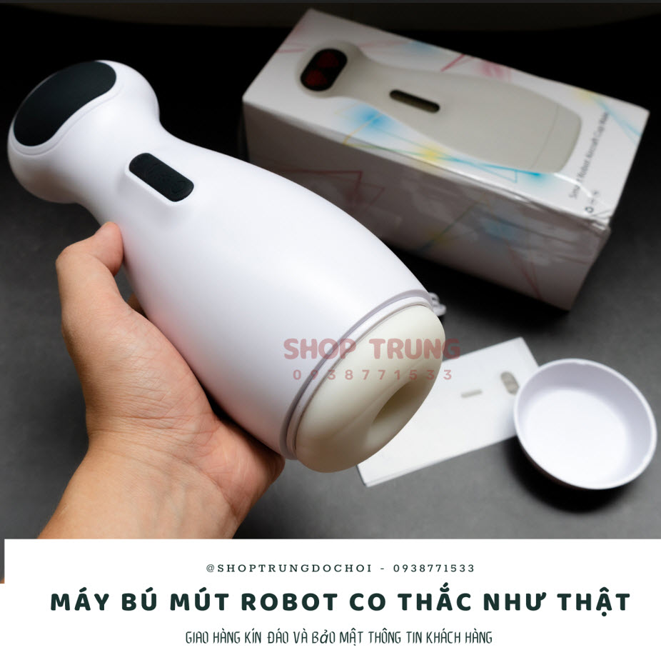 Máy rung bú hút co thắt Cute Robot hàng chính hãng giá tốt Máy rung bú hút co thắt Cute Robot hàng chính hãng giá tốt