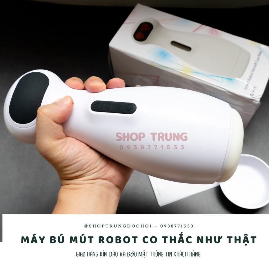 Máy rung bú hút co thắt Cute Robot hàng chính hãng giá tốt Máy rung bú hút co thắt Cute Robot hàng chính hãng giá tốt