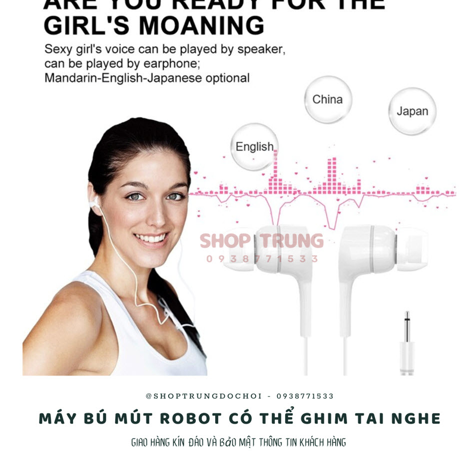 Máy rung bú hút co thắt Cute Robot hàng chính hãng giá tốt Máy rung bú hút co thắt Cute Robot hàng chính hãng giá tốt