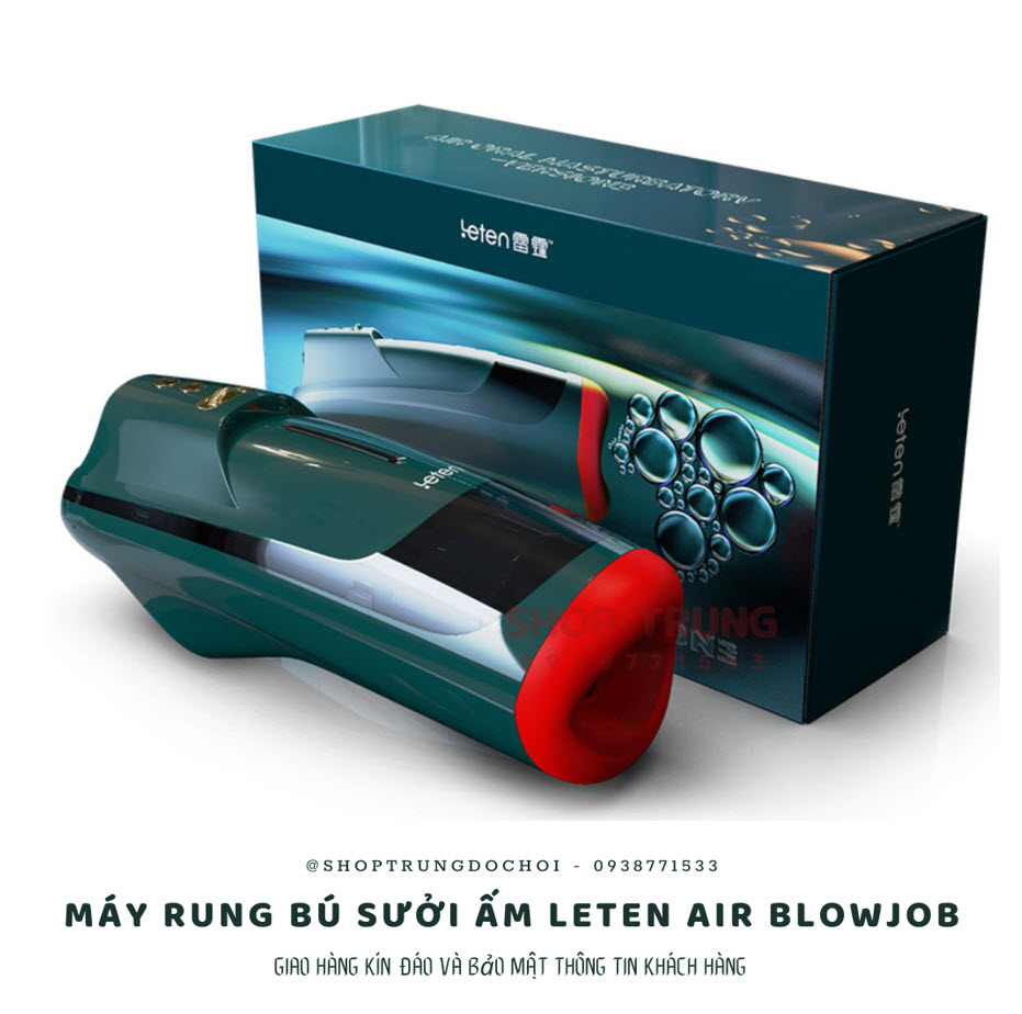 Máy Bú Mút Có Nhiệt Air Blowjob Leten Số 1 Trải Nghiệm Mới