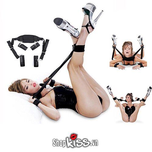 Bộ bạo dâm trói chân tay cổ kích thích phòng the độc đáo cho cặp đôi