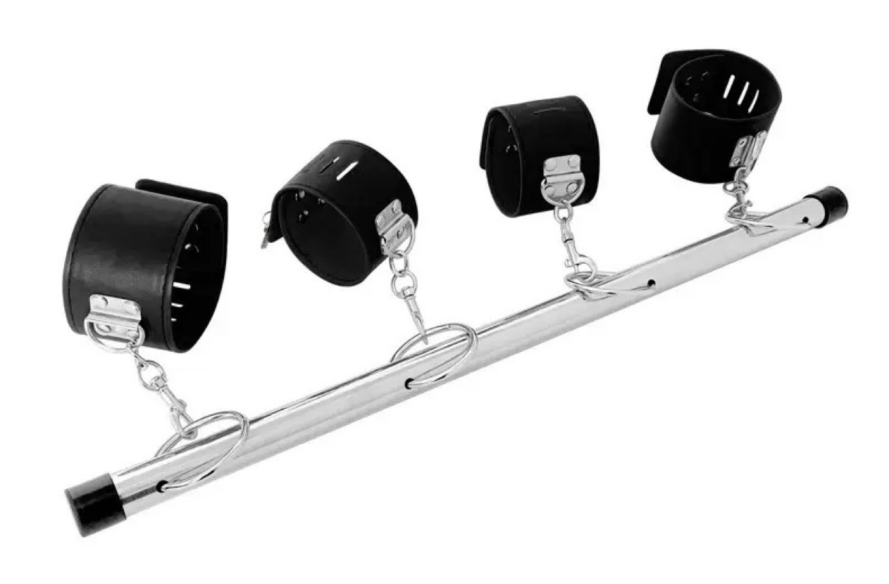 Còng tay chân đòn sắt chất liệu bền chắc cho BDSM cực mạnh
Còng tay chân đòn sắt chất liệu bền chắc cho BDSM cực mạnh