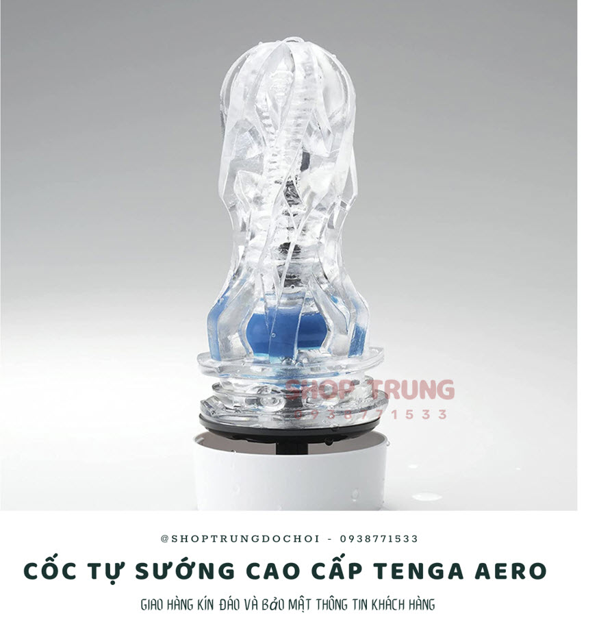 Cốc thủ dâm TENGA AERO cao cấp trải nghiệm phê mê li