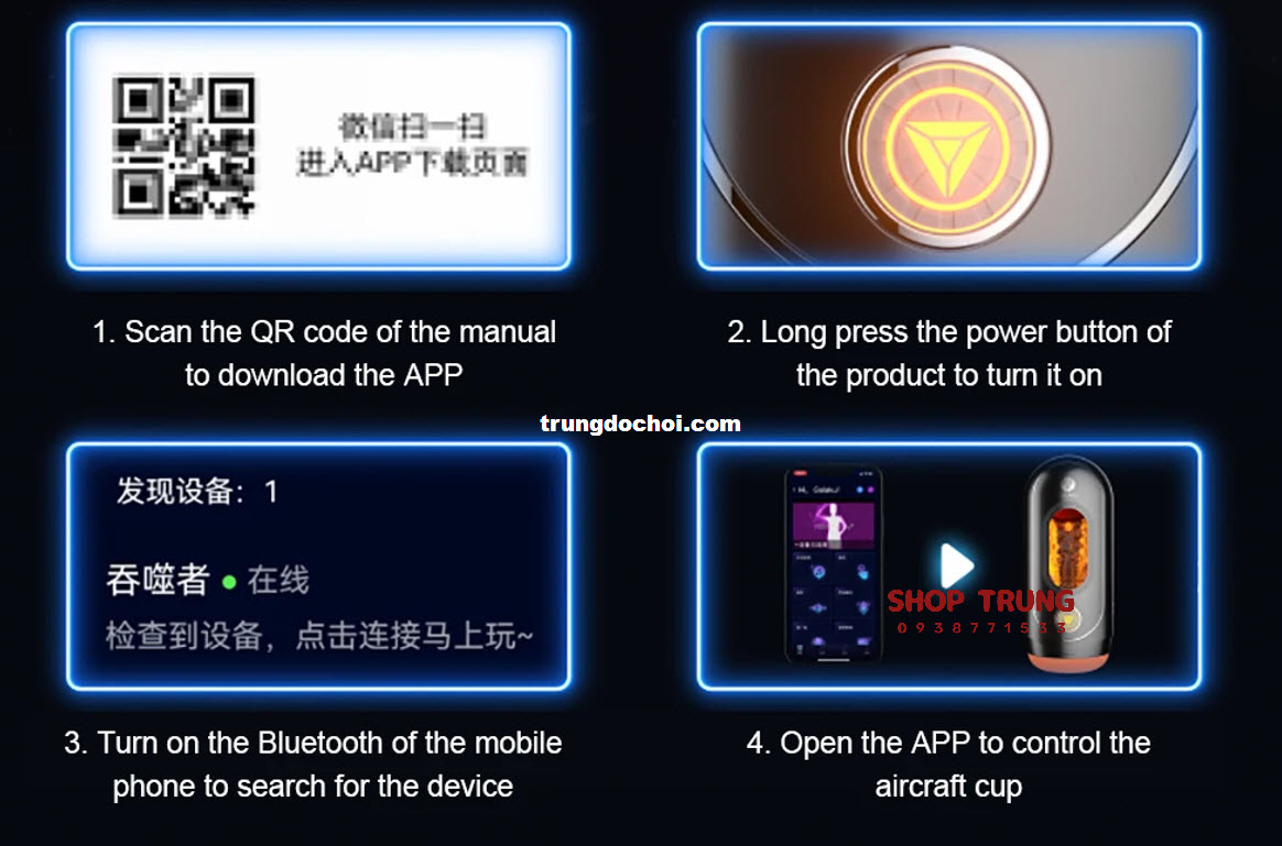 Cốc Tự Sương Galaku Rung Mạnh 10 Chế Độ Điều Khiển App Cốc Tự Sương Galaku Rung Mạnh 10 Chế Độ Điều Khiển App