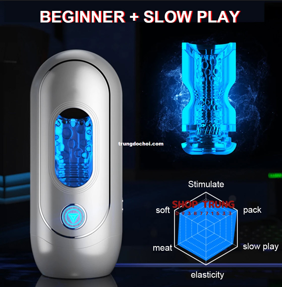 Cốc Tự Sương Galaku Rung Mạnh 10 Chế Độ Điều Khiển App Cốc Tự Sương Galaku Rung Mạnh 10 Chế Độ Điều Khiển App