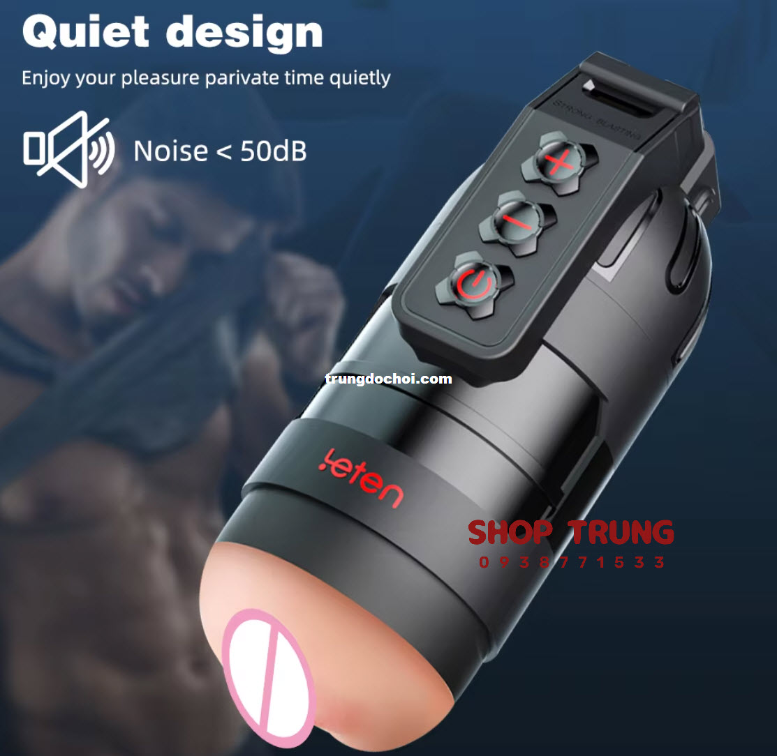 Cốc Leten Vibro rung mạnh công nghệ cao kết nối app tiện lợi