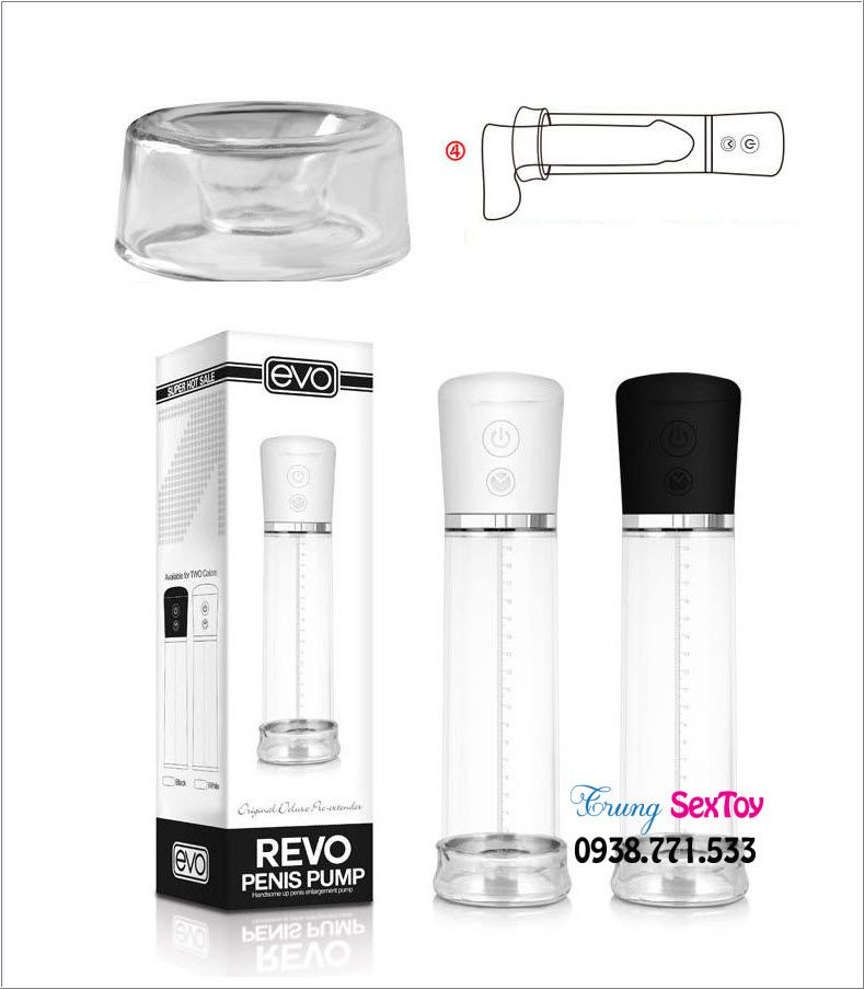 Máy tập dương vật Revo Penis Pump tăng cường sức mạnh, tự tin