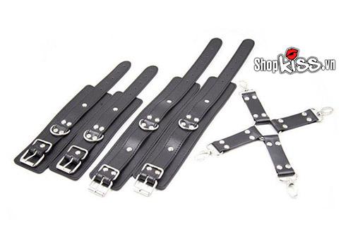 Bộ đồ chơi bạo dâm 10 món còng tay roi khóa kích thích hưng phấn