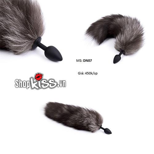 Đuôi chồn kích thích hậu môn sextoy lông thật mềm mại