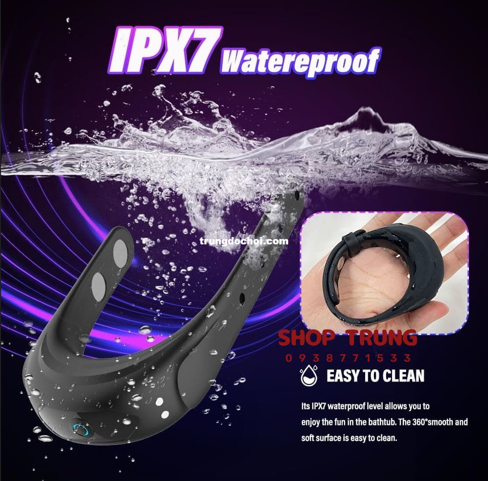 Vòng rung dương vật 10 chế độ mới 2024, tăng khoái cảm