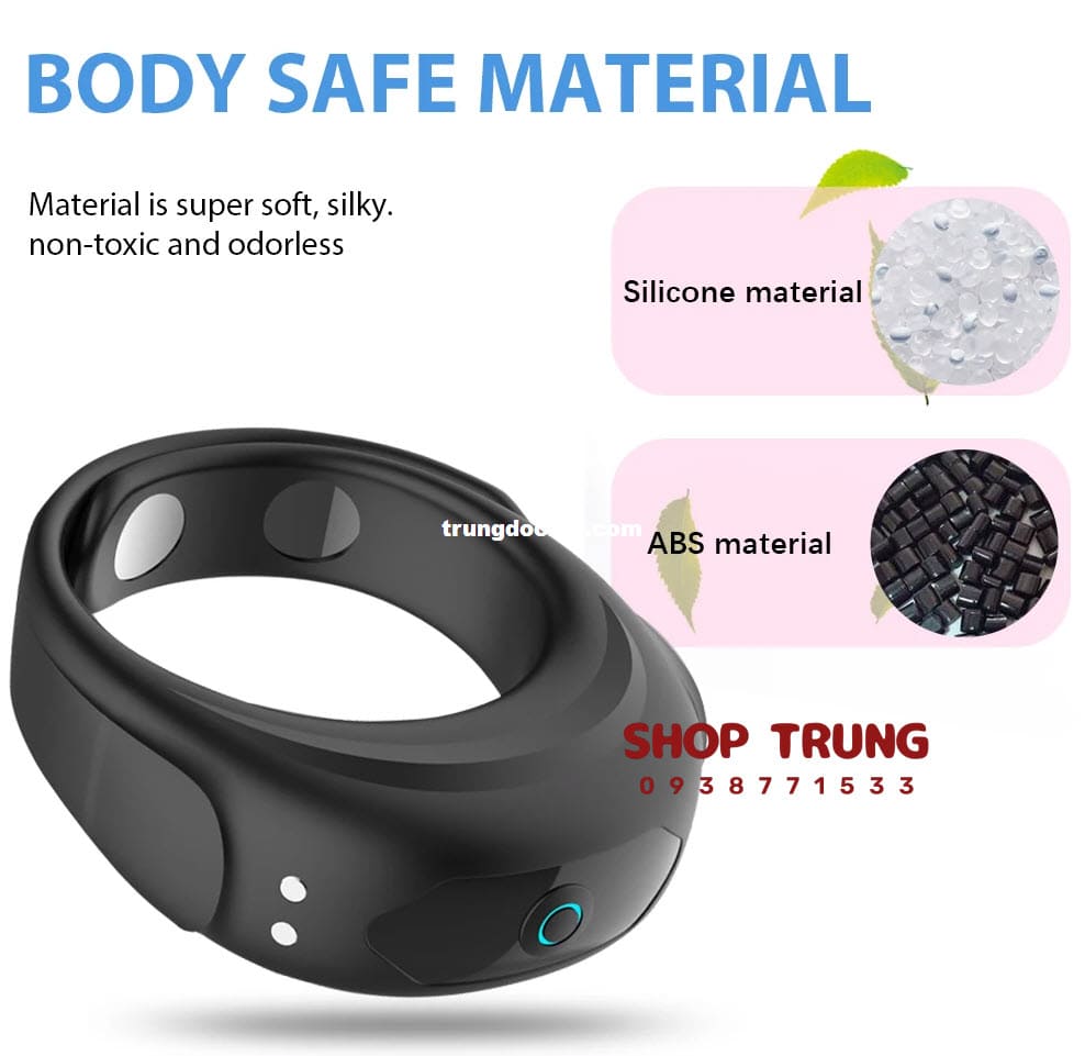 Vòng rung dương vật 10 chế độ mới 2024, tăng khoái cảm