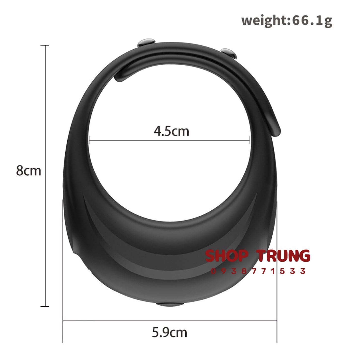 Vòng rung dương vật 10 chế độ mới 2024, tăng khoái cảm