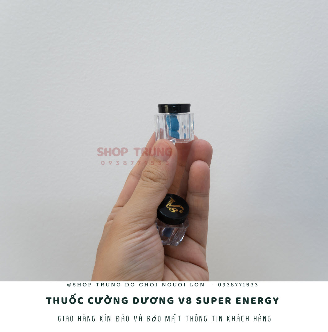 Thuốc cường dương V8 Super Energy tăng cường sinh lý đàn ông