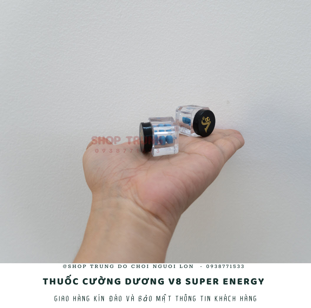 Thuốc cường dương V8 Super Energy tăng cường sinh lý đàn ông