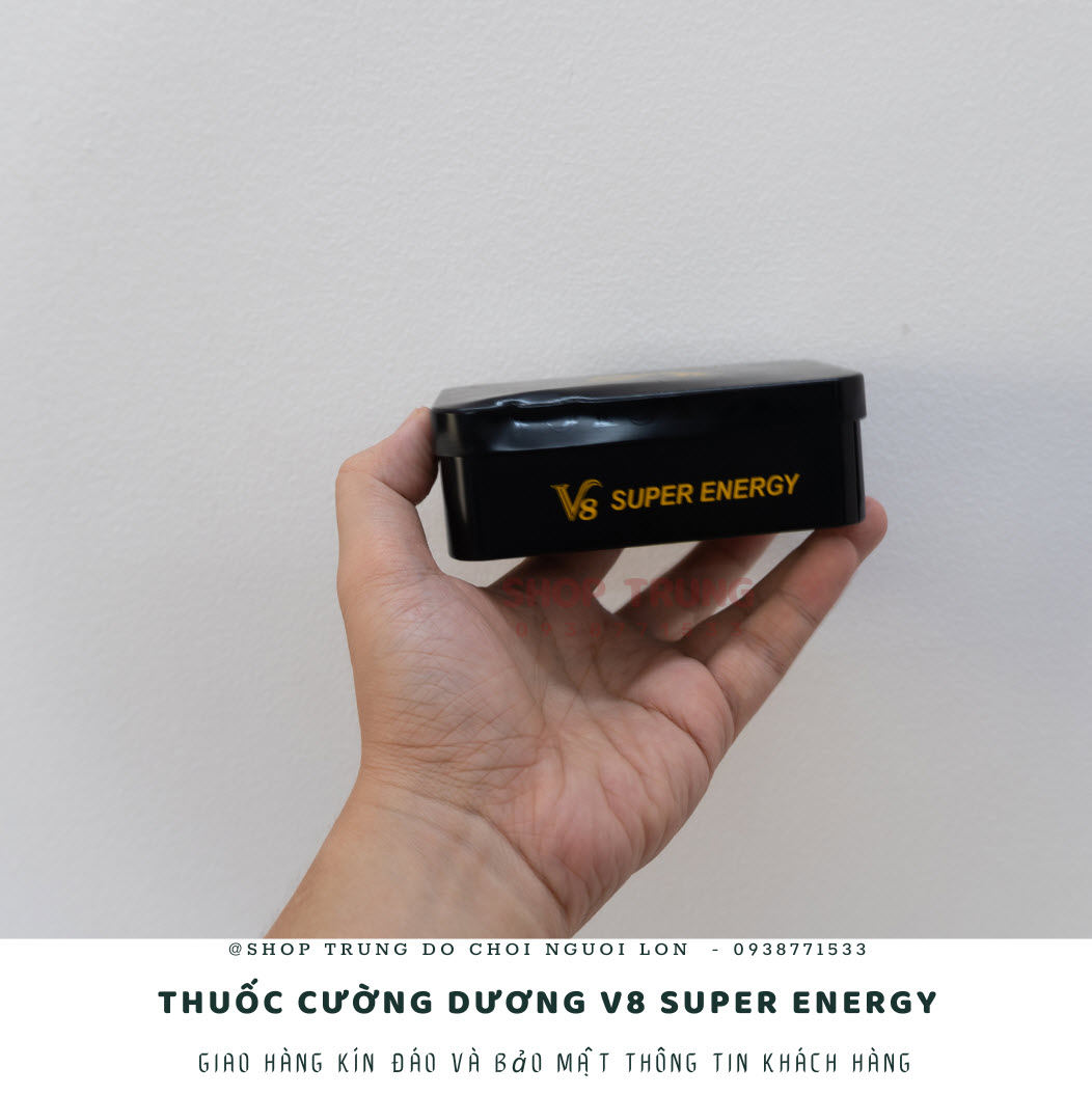 Thuốc cường dương V8 Super Energy tăng cường sinh lý đàn ông